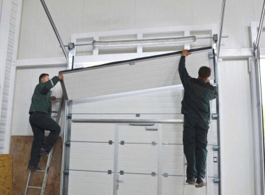 Установка ворот